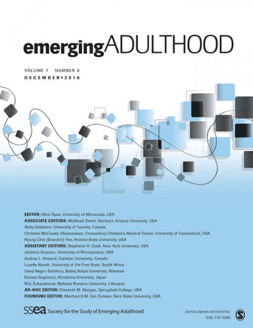 Emerging Adulthood Journal September 2019 Cover